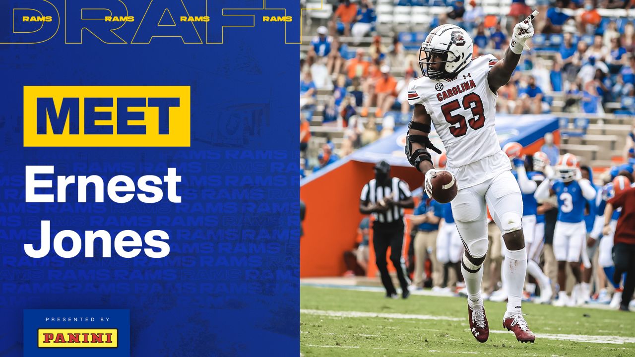 Los Angeles Rams draft South Carolina linebacker Ernest Jones