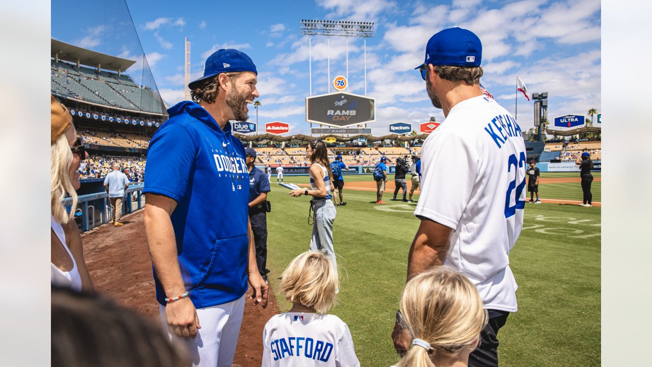 Dodgers Video: Clayton Kershaw Welcomes Matthew Stafford To Rams