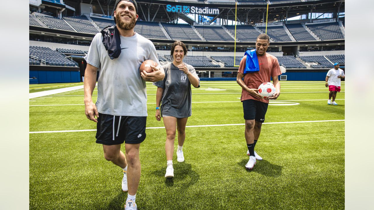 Look: Cooper Kupp hung out with Kylian Mbappé at SoFi Stadium, swapped  jerseys with him