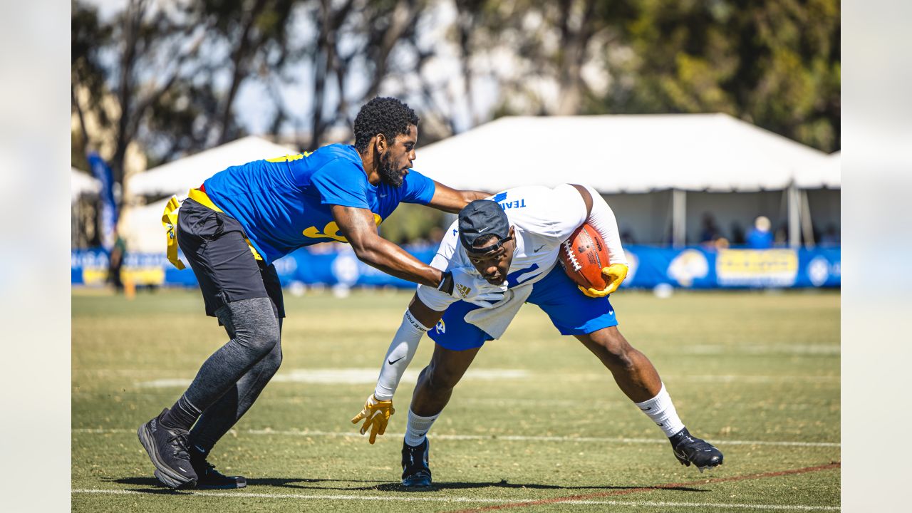 Had the pleasure to play in the @rams celebrity flag football game 