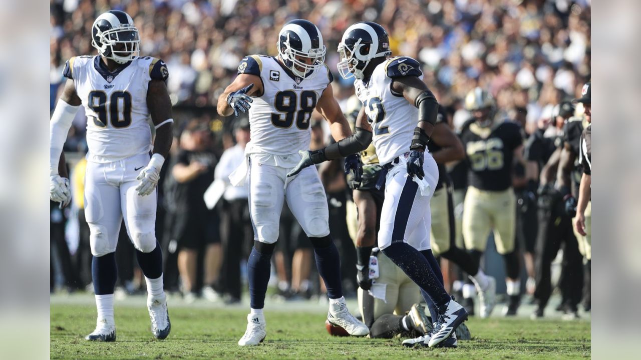 Nov 12, 2017; Los Angeles, CA, USA; Los Angeles Rams wide receiver Sammy  Watkins (12) runs to the end zone on his way to a 17 yard touchdown in the  third quarter