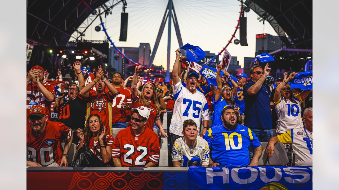 FAN PHOTOS: Rams send Season Ticket Members to 2022 NFL Draft in