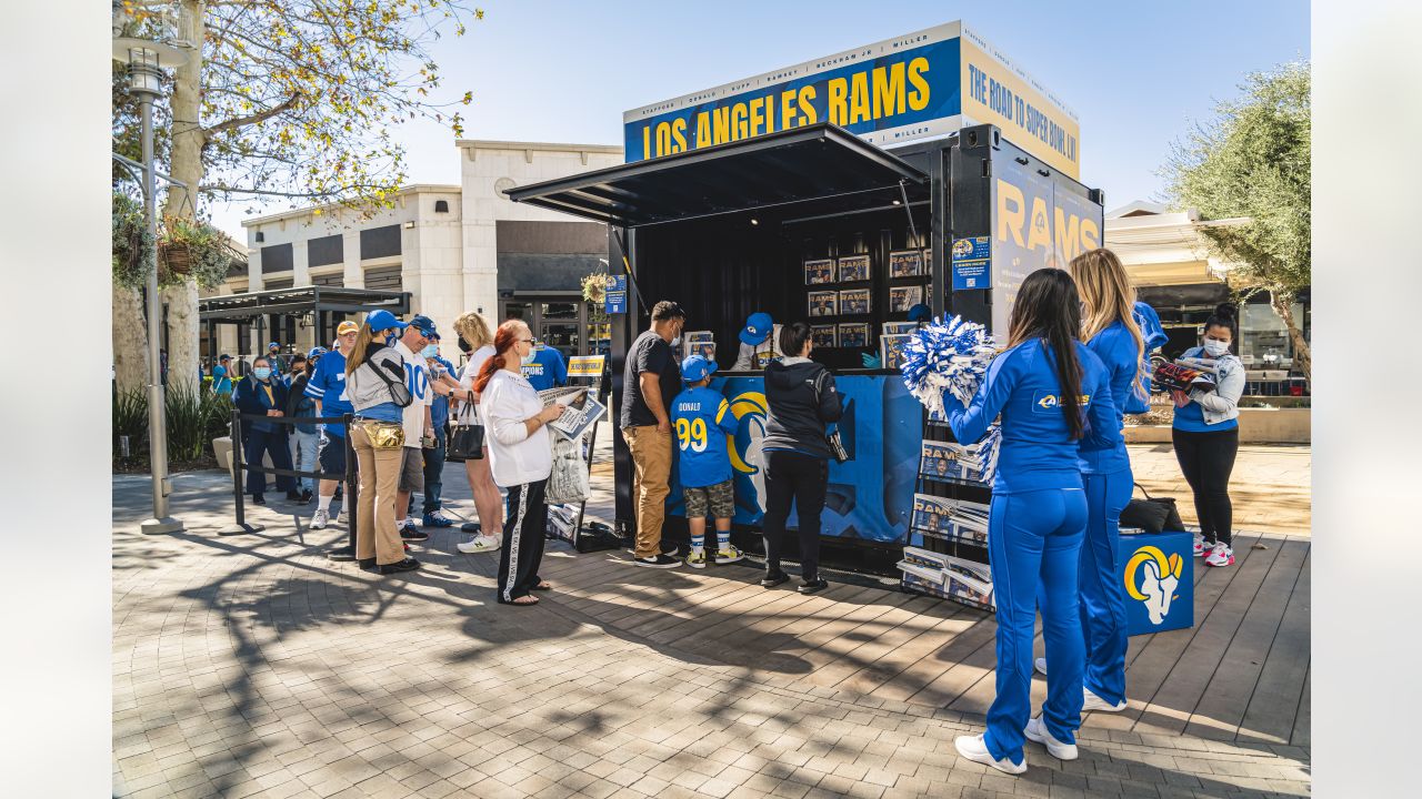 Rams Fans Line Up For Grand Opening of Rams Store At The Grove 