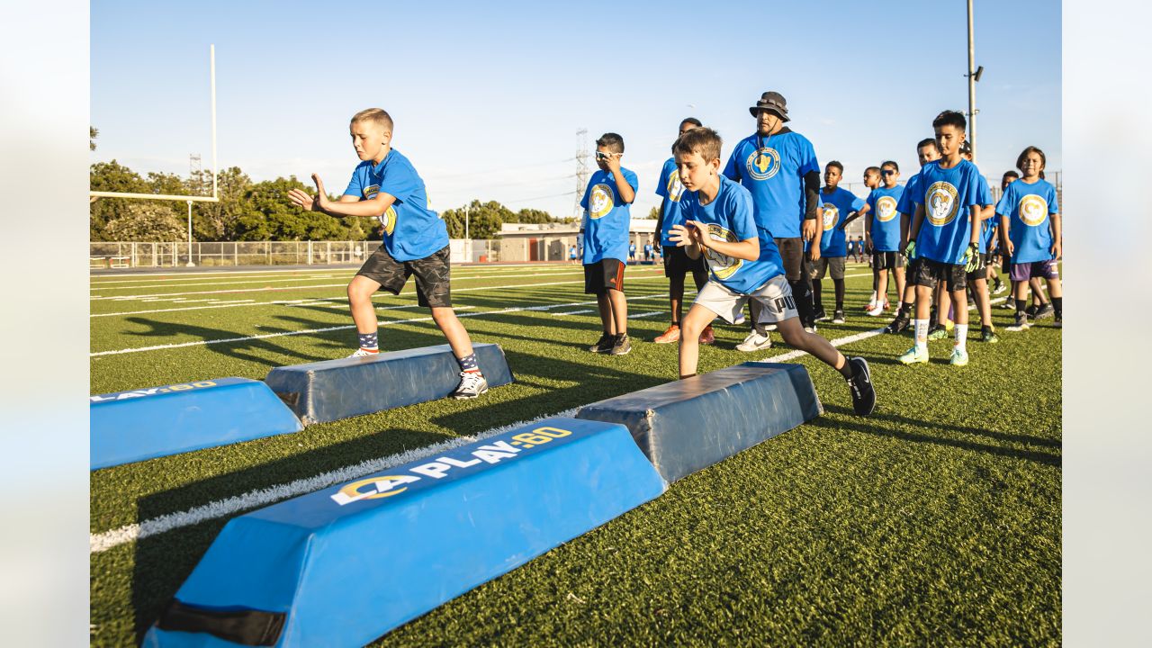 LA Rams host football camp for youth at Twentynine Palms military base -  ABC7 Los Angeles