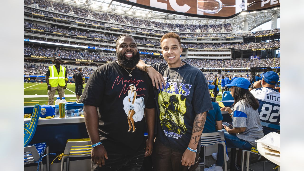 CELEBRITY PHOTOS: John Legend, Danny Trejo & more celebrities in attendance  for Rams vs. Cowboys