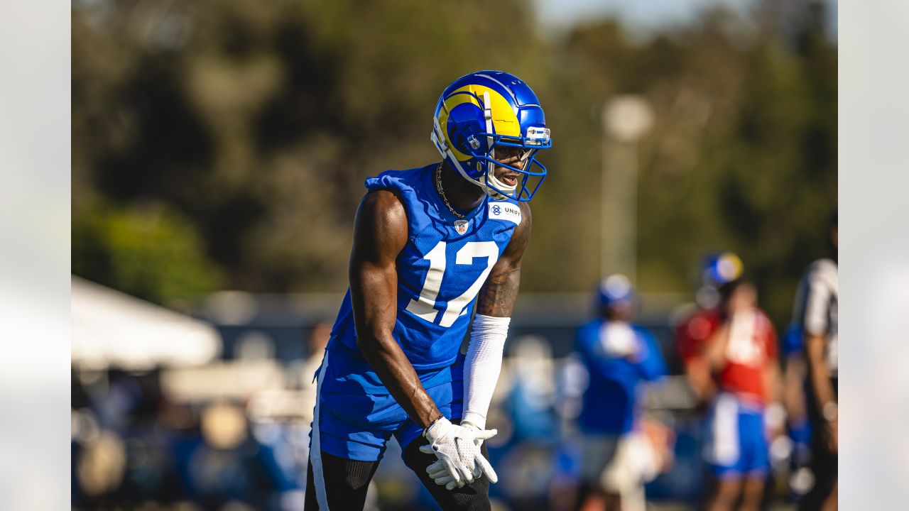 Former Gators wide receiver Van Jefferson at LA Rams training camp