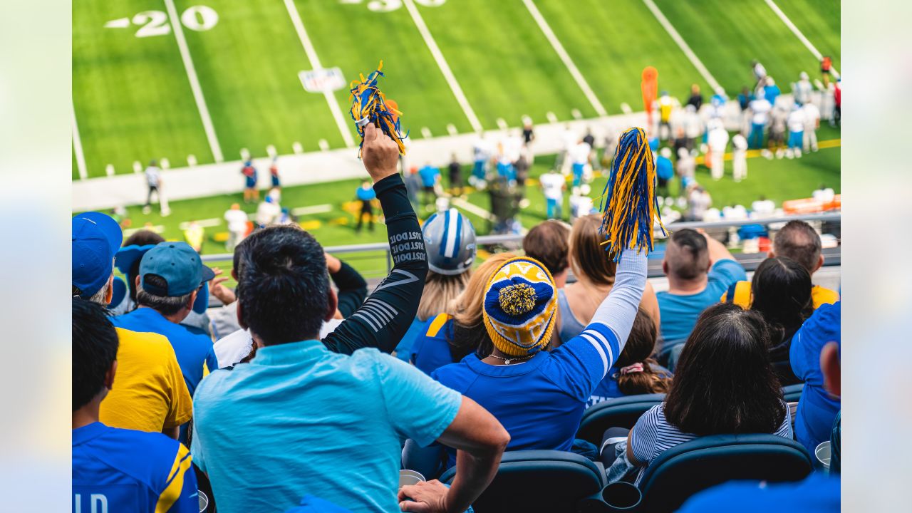 PHOTOS: Best fan moments from Rams Week 7 win over Lions at SoFi Stadium, image size:1280x720
