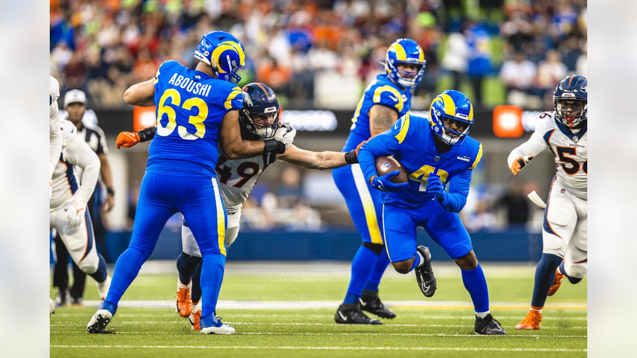 Big day by Los Angeles Rams defense vs. Denver Broncos highlighted by  defensive back Cobie Durant's two interceptions, including first pick-six  of NFL career