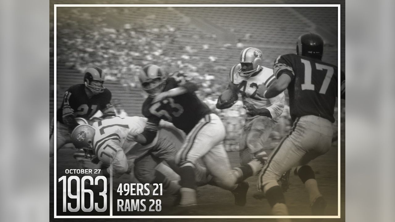 1961 NFL FOOTBALL TV AD ~ LOS ANGELES RAMS VS SAN FRANCISCO 49ers Kezar  Stadium