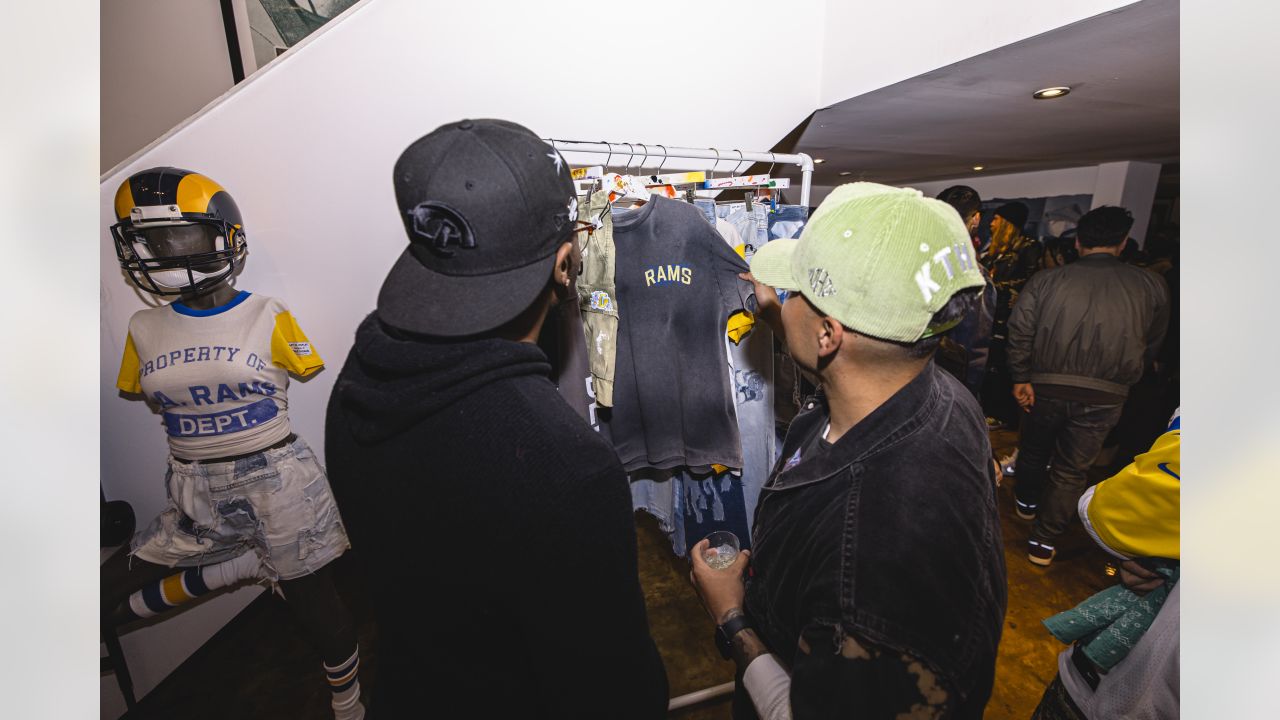 PHOTOS: Rams WR Van Jefferson & S Quentin Lake attend the VIP Rams X Gallery  Dept. Collection launch