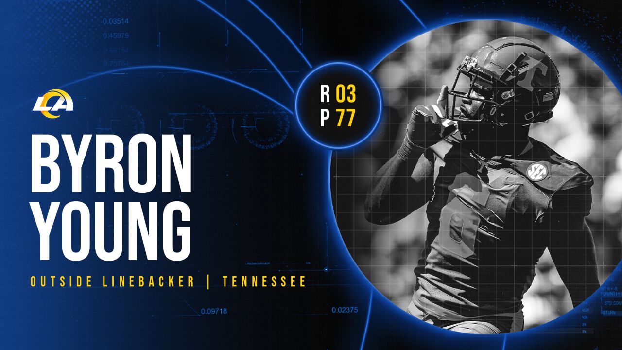 New LA Rams Edge Byron Young Highlights - Senior Bowl - Tennessee Vols 