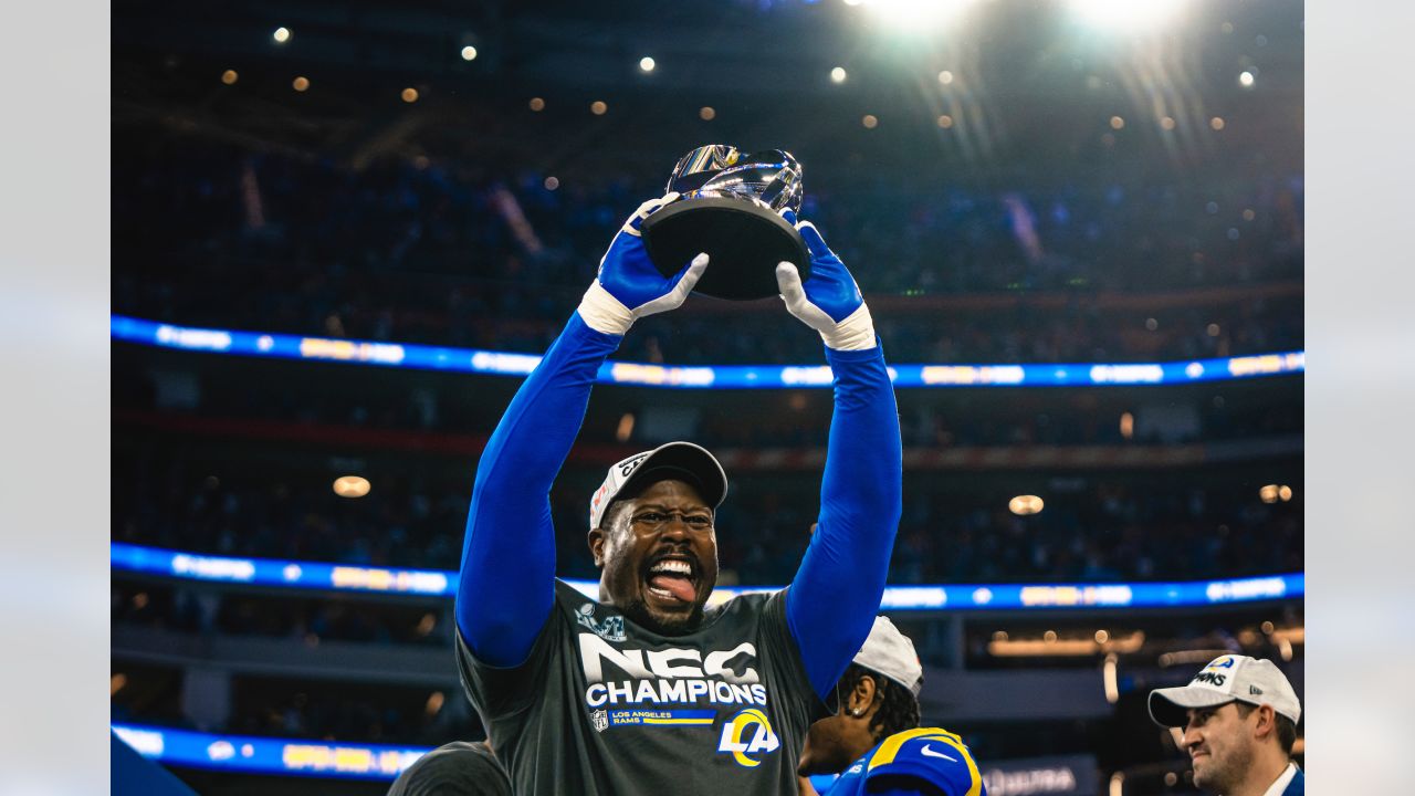 CELEBRATION PHOTOS: Best celebration moments from Rams NFC Championship  ceremony