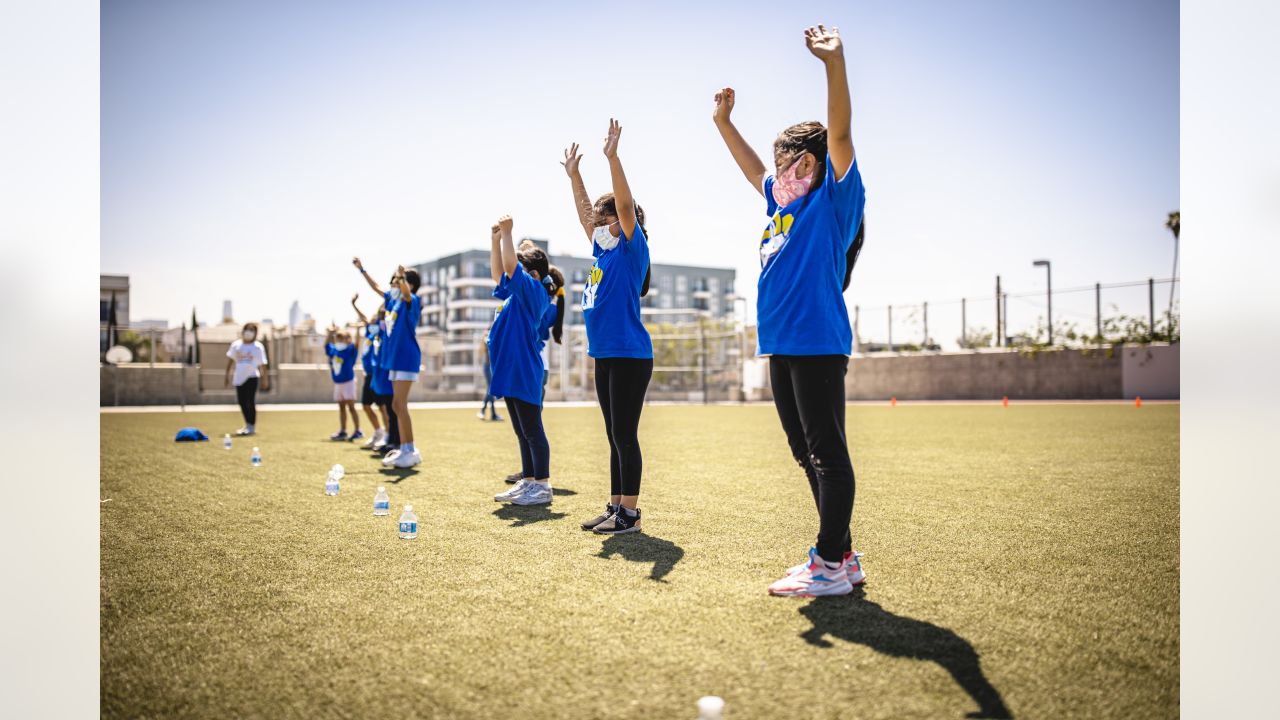 The L.A. Rams and Arsenal F.C. Unite to Host Multisport Clinic