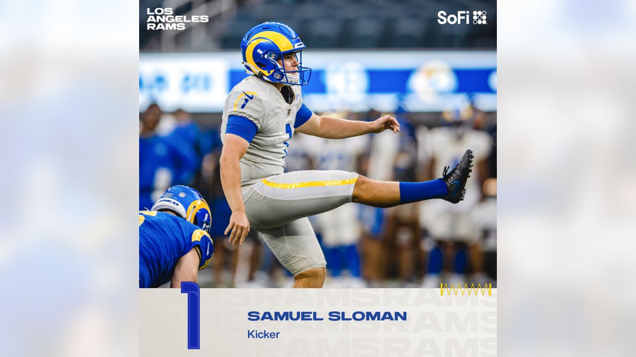 Rams name rookie Sam Sloman as their starting placekicker - Los