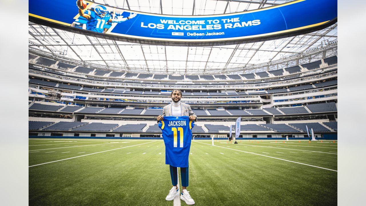 Look: Rams reveal DeSean Jackson's jersey number on SoFi Stadium Oculus