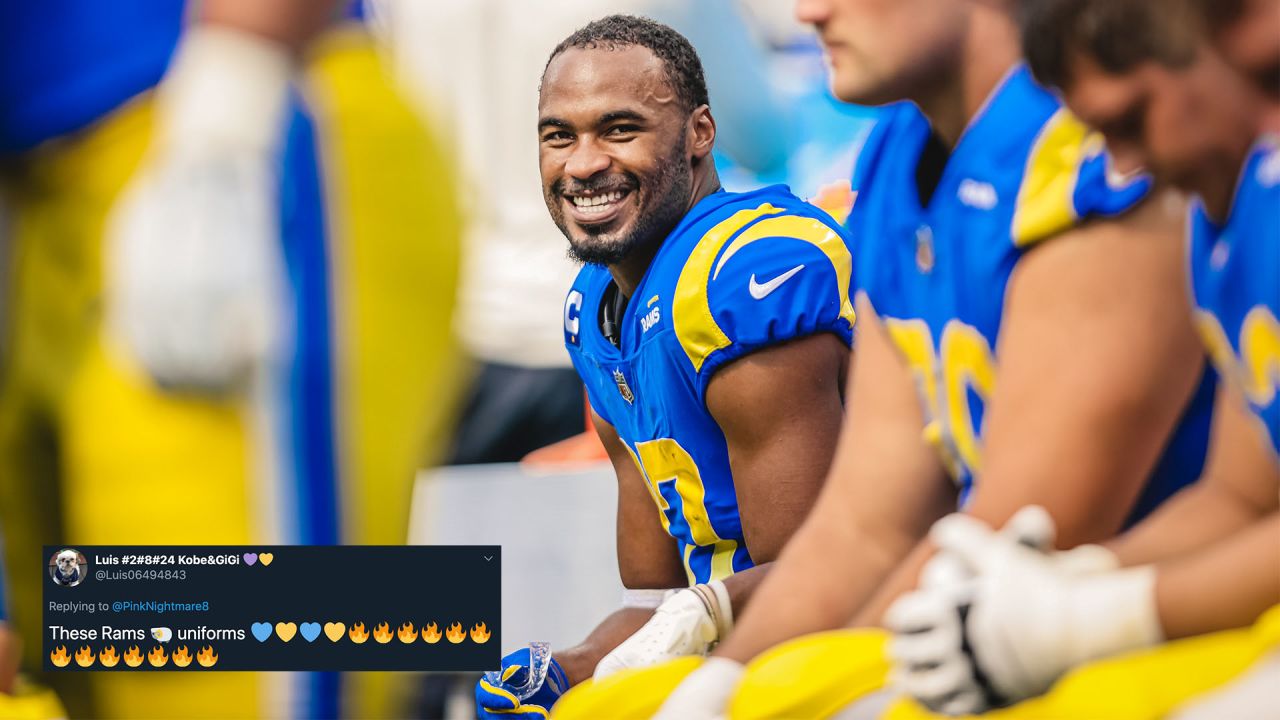 PHOTOS: Social media reacts to Rams Week 4 win in new uniform combo