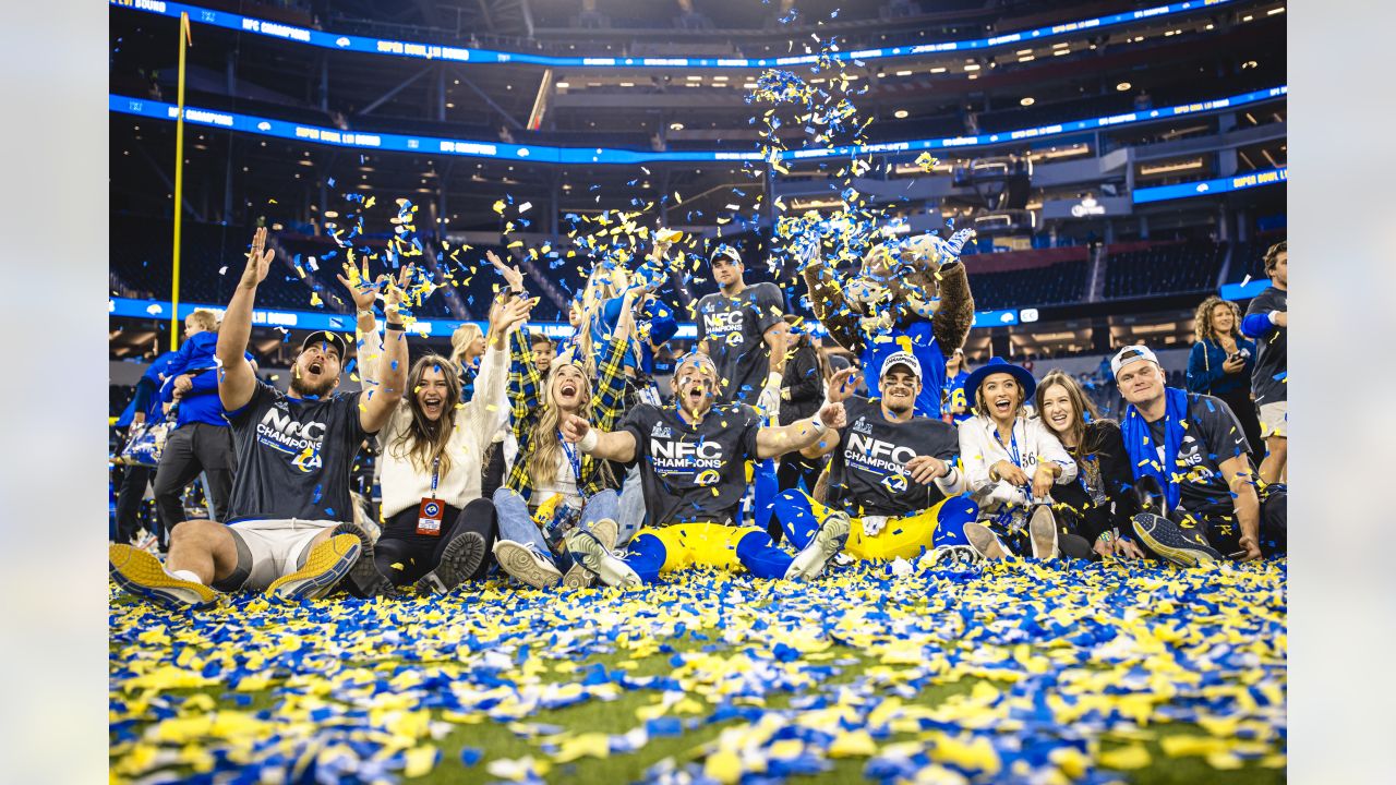 Congratulations to NFC champs Los Angeles @rams! 🎉🏈 Where will you watch  the big game? ⁠ ⁠ 📸: TJ available for adoption #LinkInBio