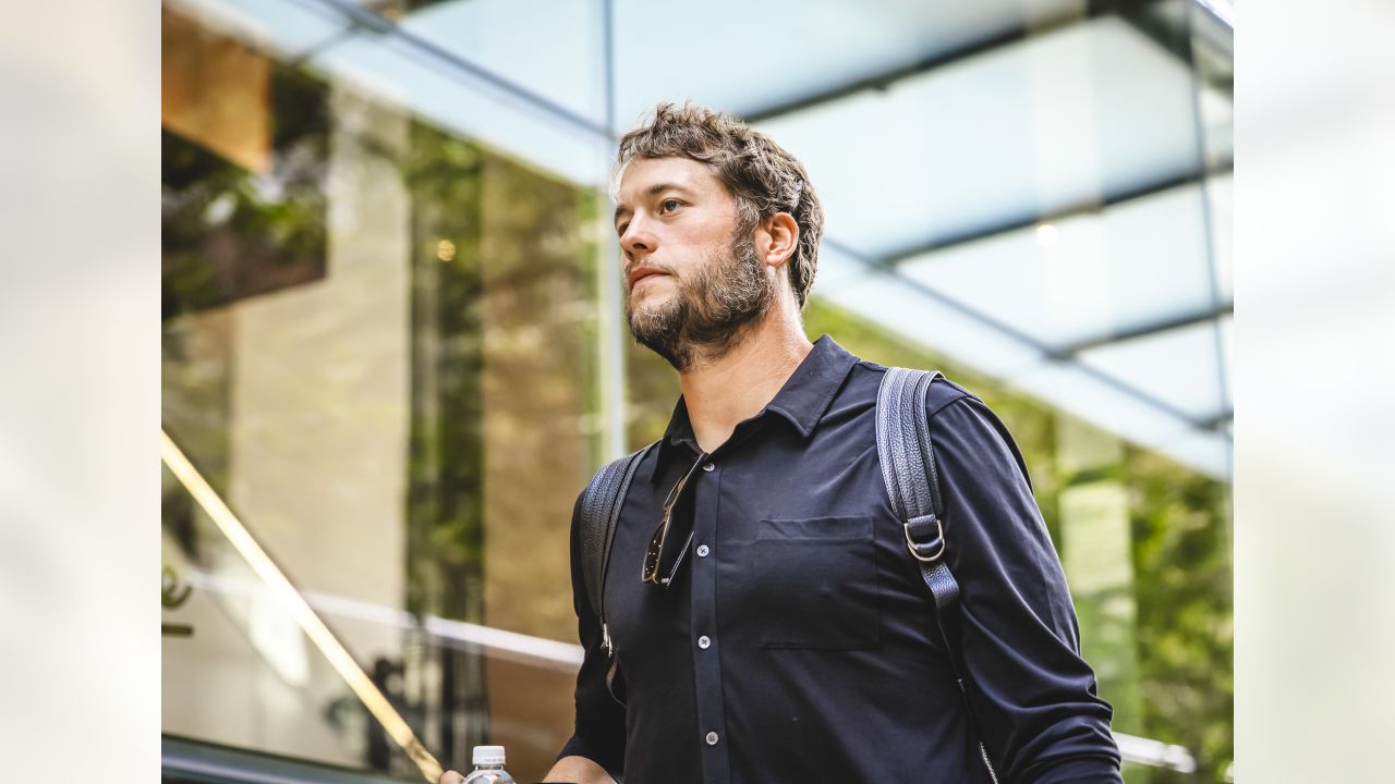 Los Angeles Rams quarterback Matthew Stafford warms up before an NFL  football game against the Seattle Seahawks on Sunday, Sept. 10, 2023, in  Seattle. (AP Photo/Stephen Brashear Stock Photo - Alamy