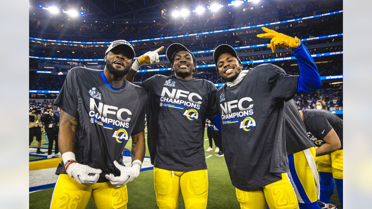 CELEBRATION PHOTOS: Best celebration moments from Rams NFC Championship  ceremony