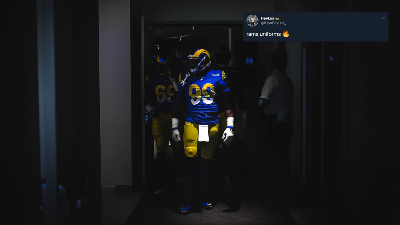 PHOTOS: Social media reacts to Rams Week 4 win in new uniform combo