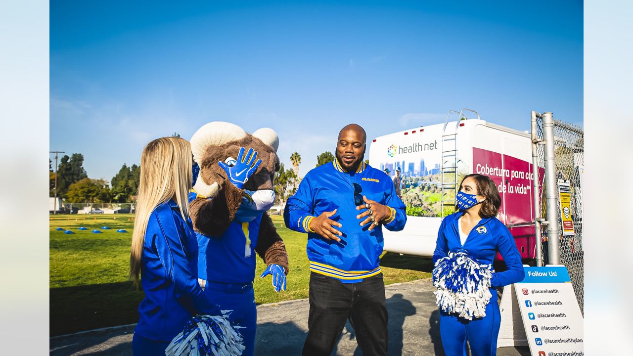 Rams partner with Health Net and L.A. Care to host football clinics and  promote COVID-19 vaccination awareness, education and access