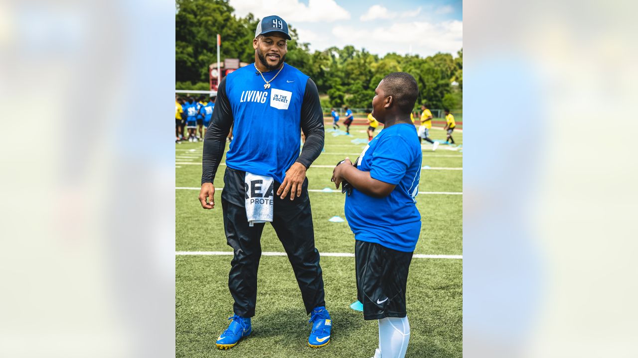 Aaron Donald hosts annual youth camp back home in Pittsburgh