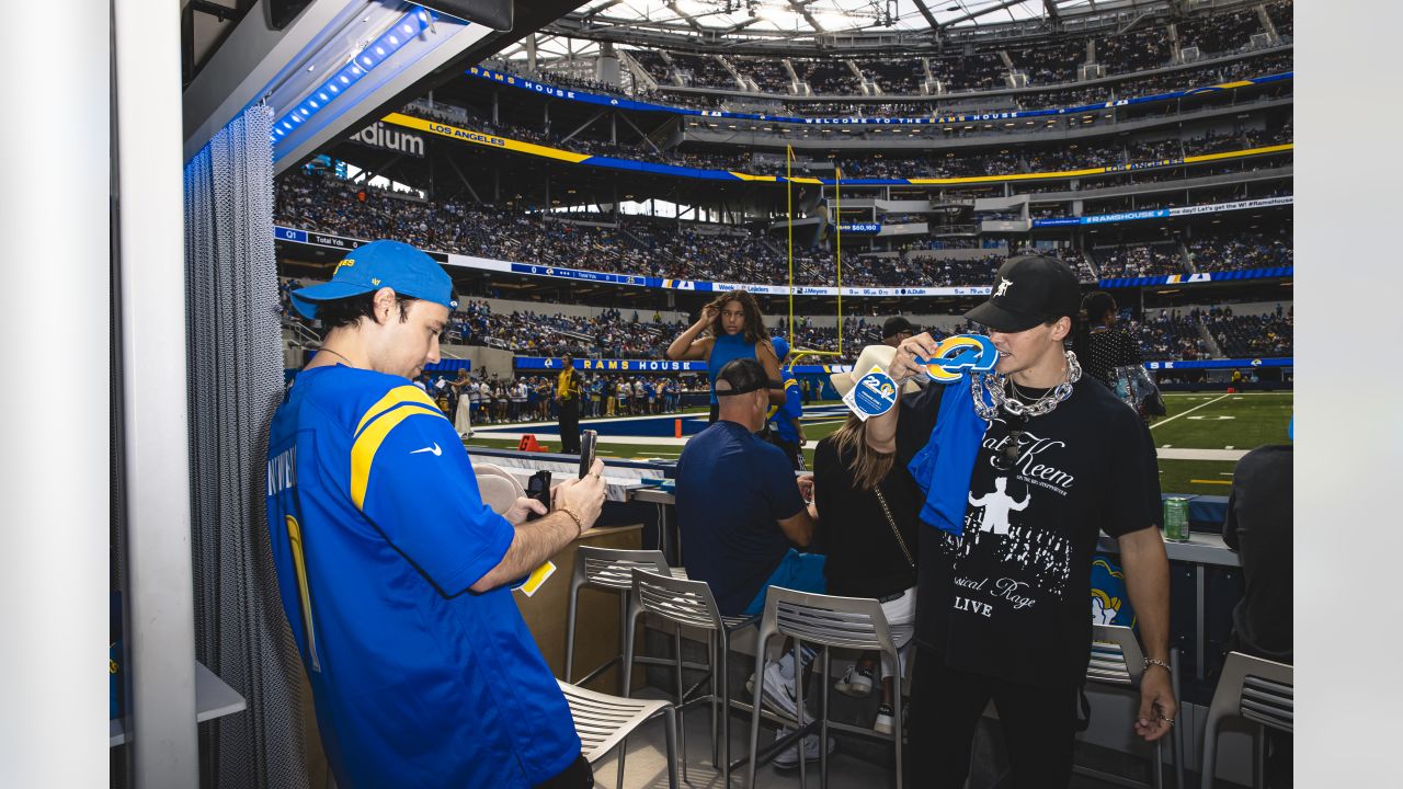 CELEBRITY PHOTOS: Paul Rodriguez, Noah Beck & more celebrate Rams' Week 2  win vs. Falcons