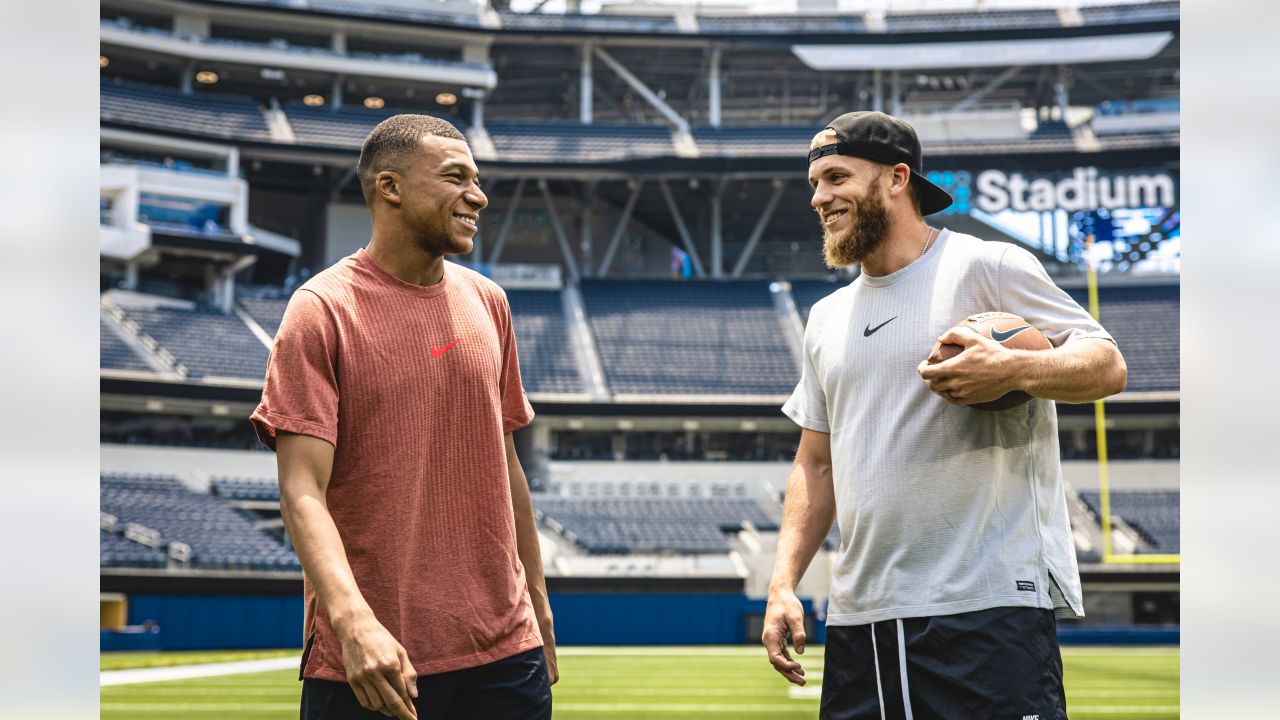 Look: Cooper Kupp hung out with Kylian Mbappé at SoFi Stadium, swapped  jerseys with him