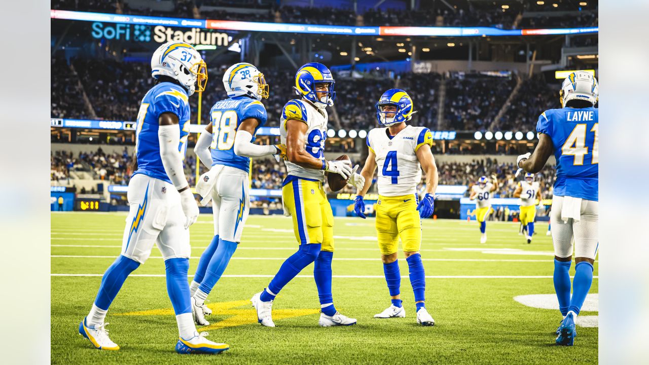 Byron Young of the Los Angeles Rams during a preseason game at SoFi News  Photo - Getty Images