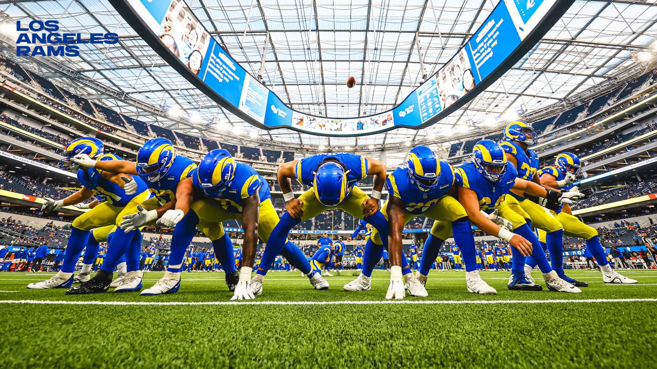 PREGAME PHOTOS: Rams hit the field at SoFi Stadium for pregame