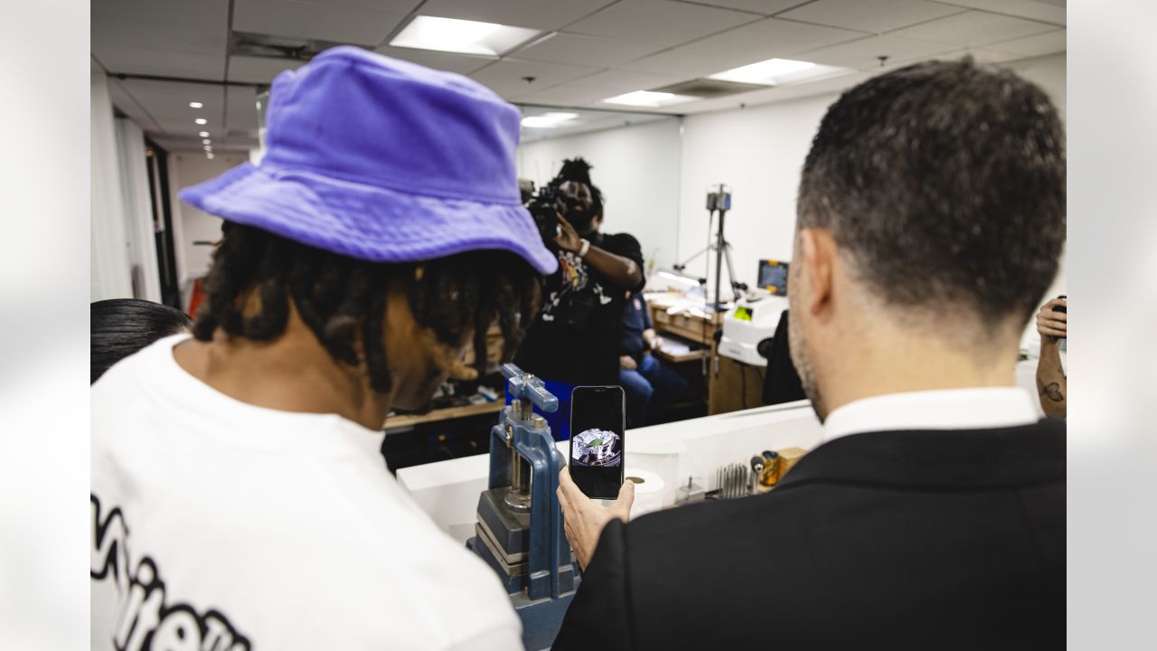 BEHIND THE SCENES PHOTOS: Jalen Ramsey witnesses creation of Rams