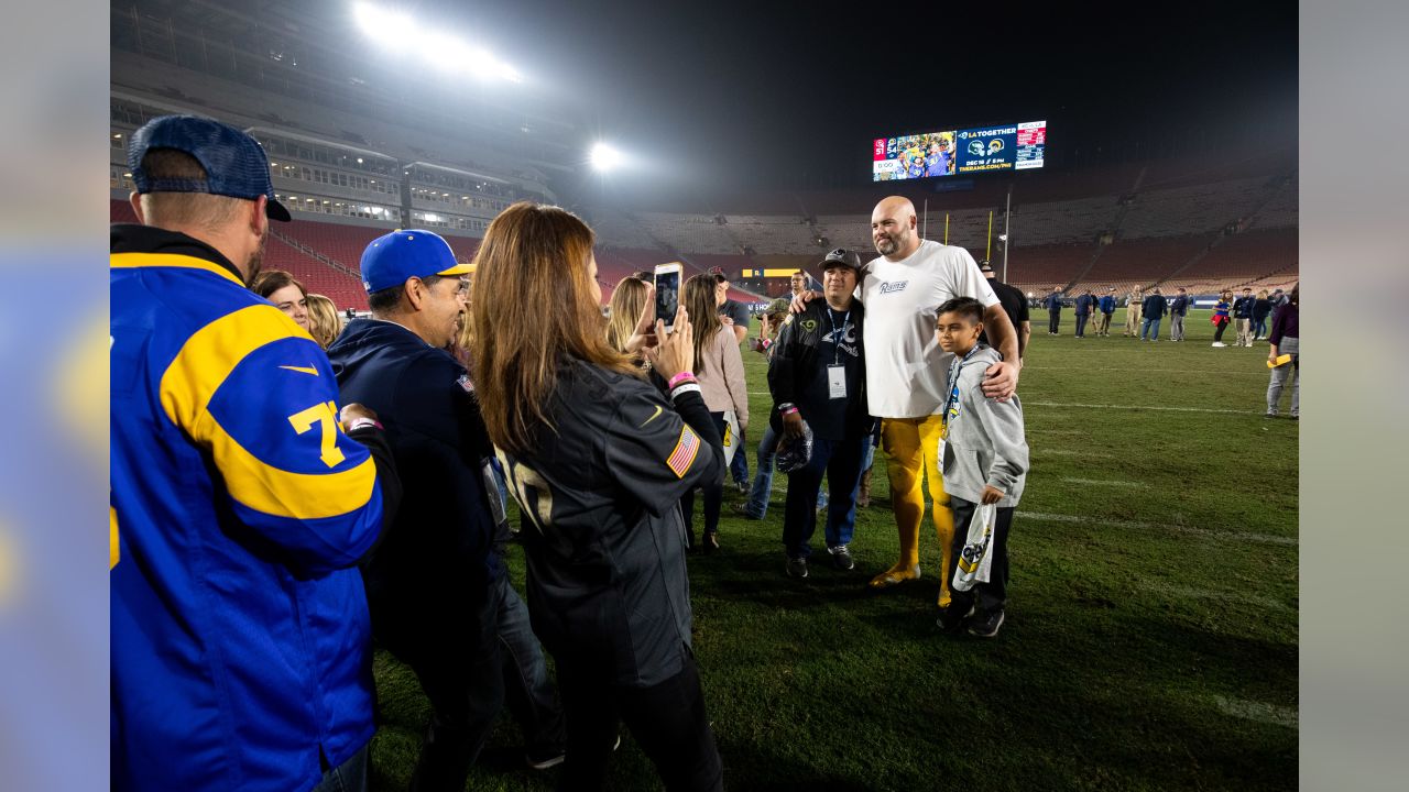 Andrew Whitworth, the 2021 Walter Payton NFL Man of the Year, Cedars-Sinai,  Los Angeles Rams, Others Refurbish Sports Field for Local Kids