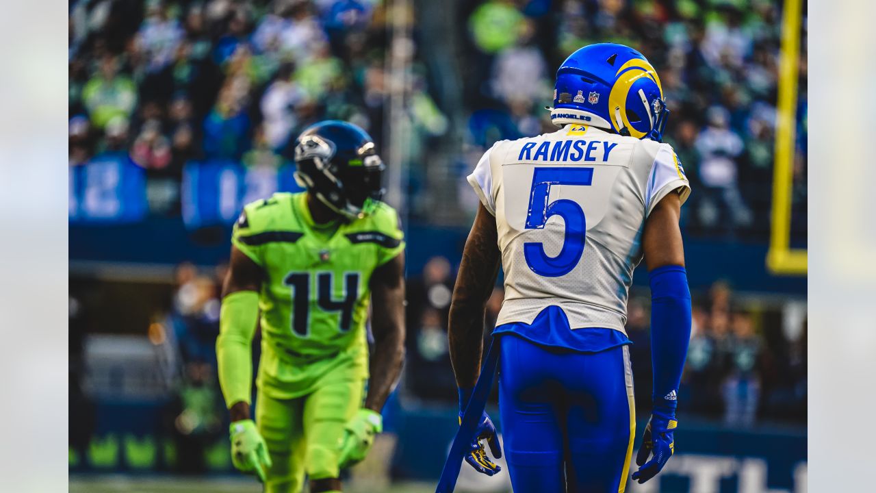 PHOTOS: Game-action moments from Rams vs. Seahawks Week 5 at Lumen