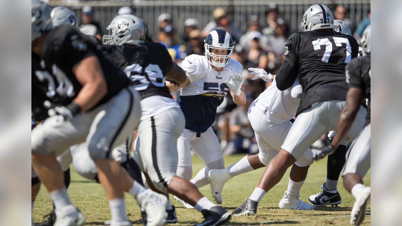 Aaron Donald avoids fights during Rams' joint practice with Raiders -  Sactown Sports