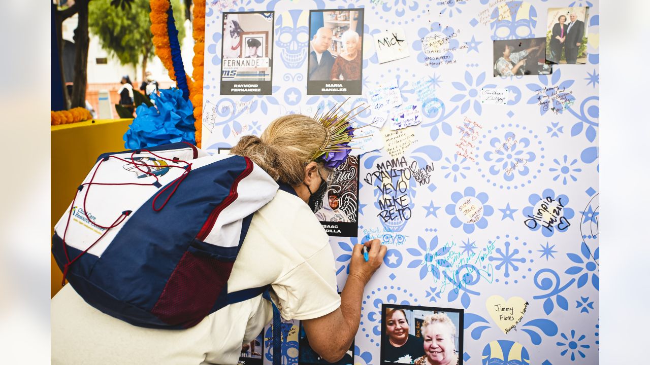 PHOTOS: Rams display community altar for Dia de los Muertos at Olvera  Street's community festival