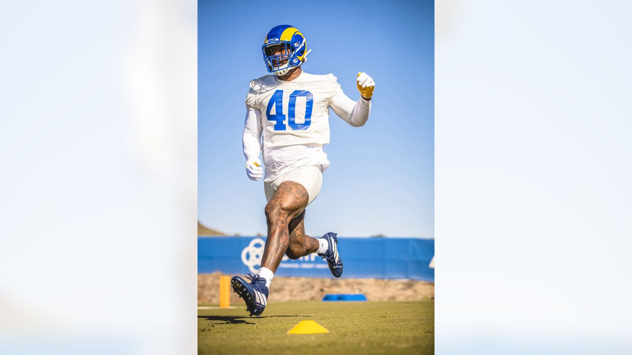 PHOTOS: OLB Von Miller's first day at Rams practice