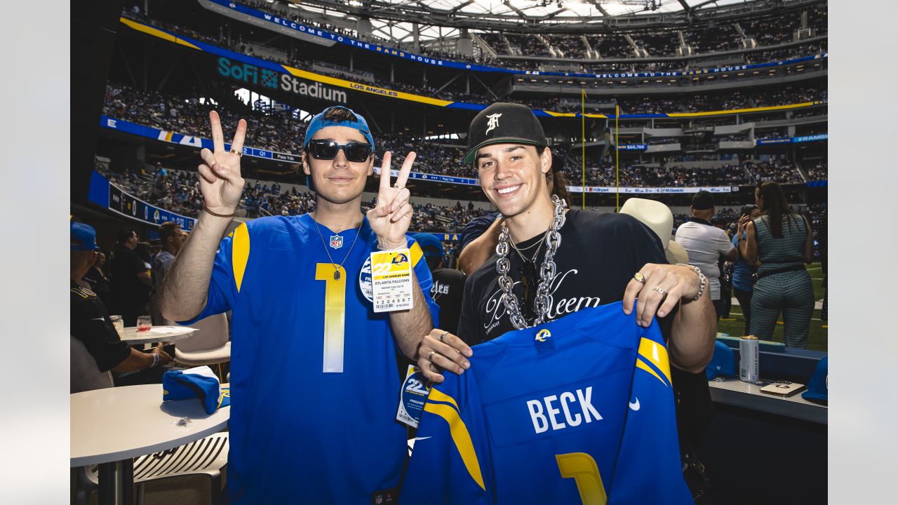 CELEBRITY PHOTOS: Paul Rodriguez, Noah Beck & more celebrate Rams' Week 2  win vs. Falcons