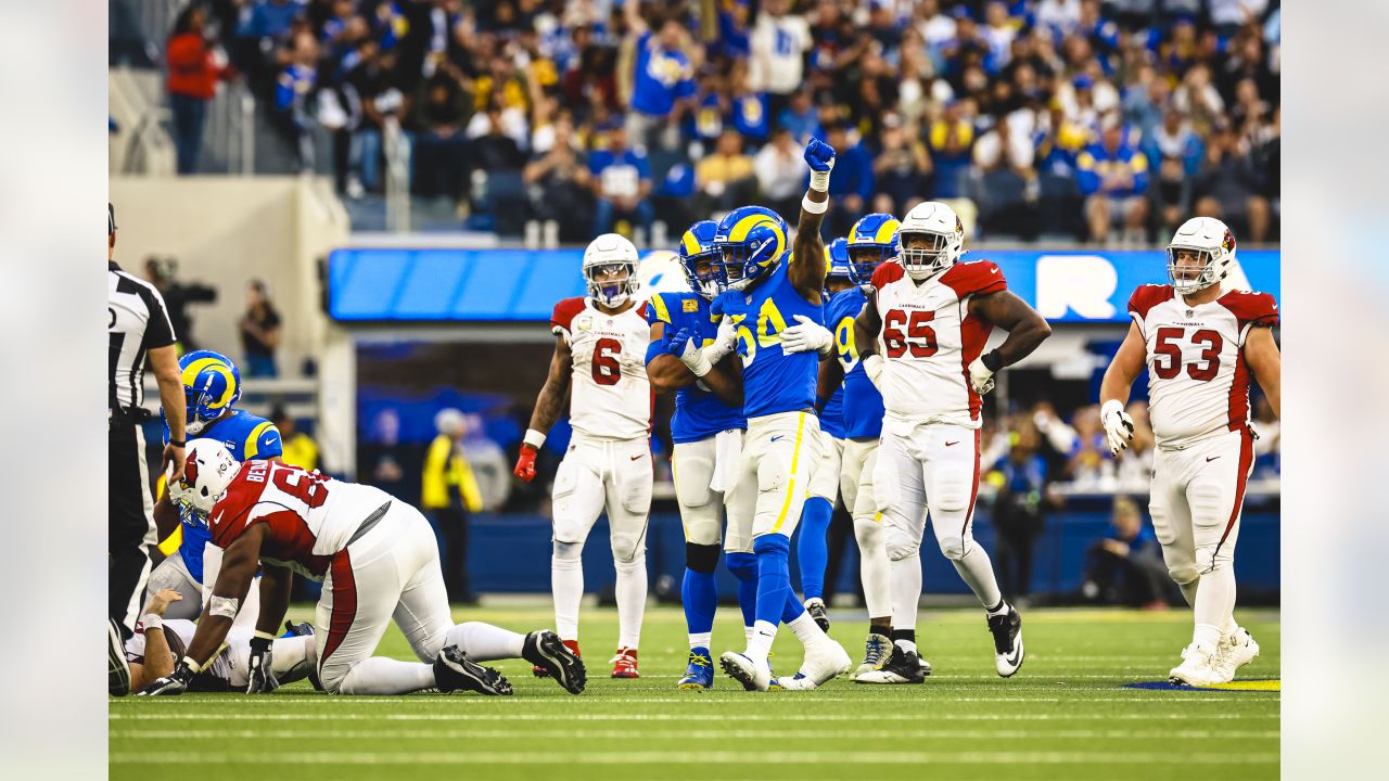 GAME PHOTOS: Rams vs. Arizona Cardinals Week 10 at SoFi Stadium  RB  Darrell Henderson Jr. & WR Van Jefferson's touchdown & more