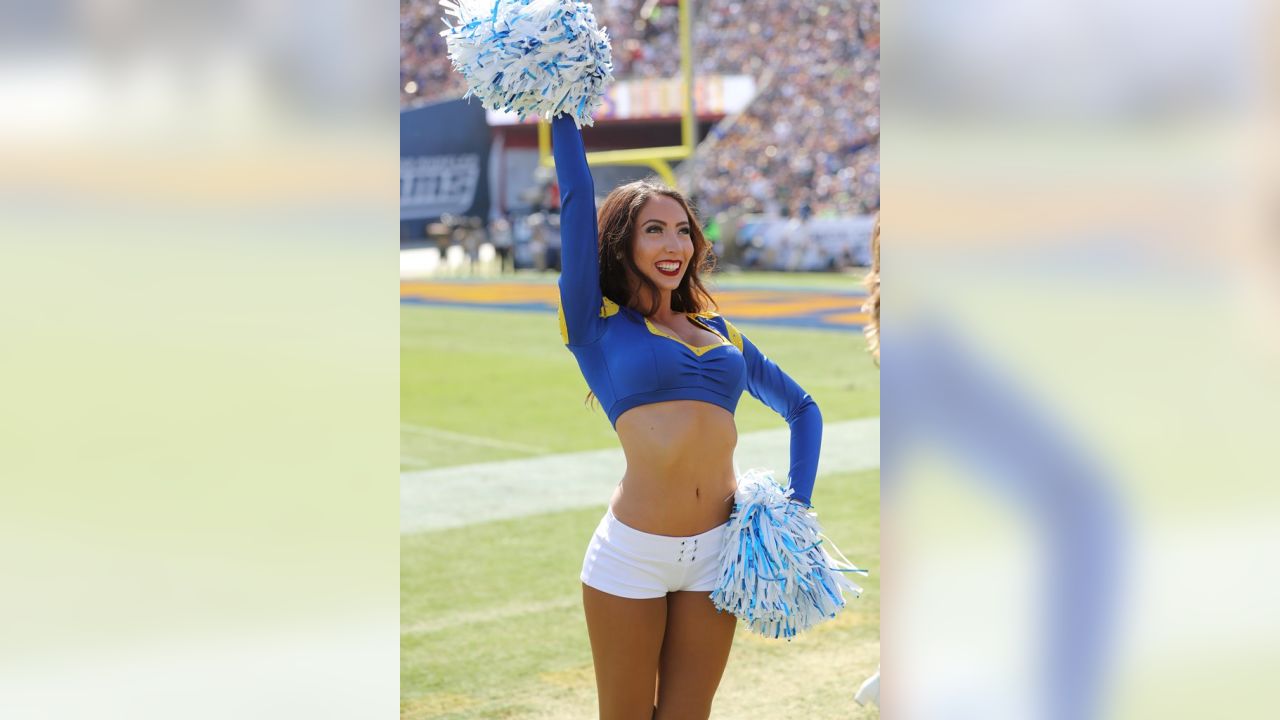 Los Angeles Rams Cheerleader Hopeful Sativa Editorial Stock Photo