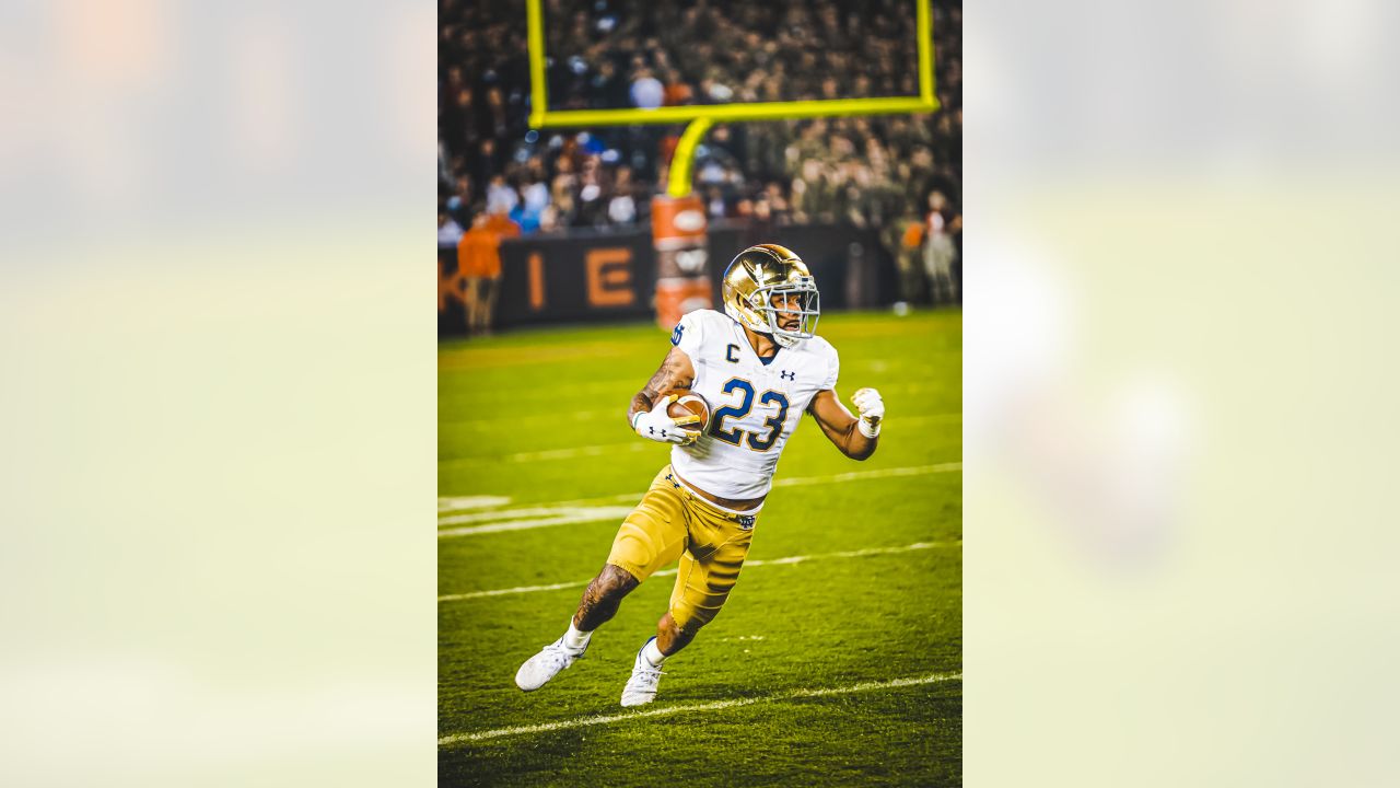 Rams select Notre Dame RB Kyren Williams with No. 164 pick in 2022 NFL Draft