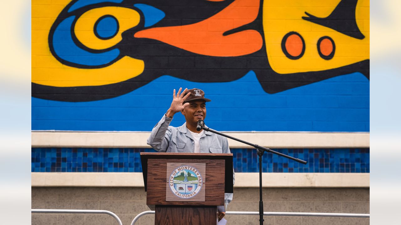 PHOTOS: Artist DJ Javier unveils mural celebrating AAPI heritage