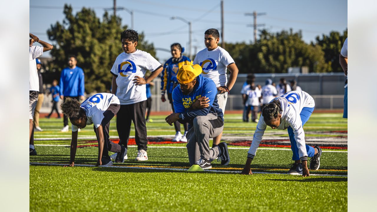 Aaron Donald hosts football camp for local youth at Dymally High