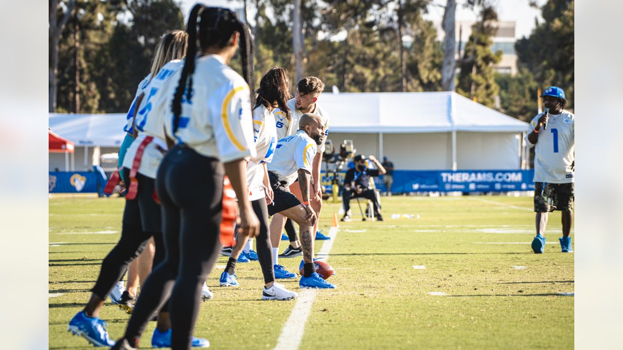 NFL players and celebrities come to campus for the Rookie Premiere flag  football game - Daily Bruin