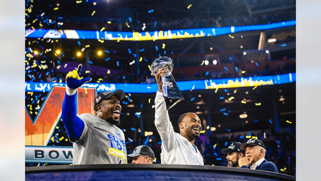 CELEBRATION PHOTOS: Picture-perfect moments from Rams Super Bowl LVI trophy  ceremony