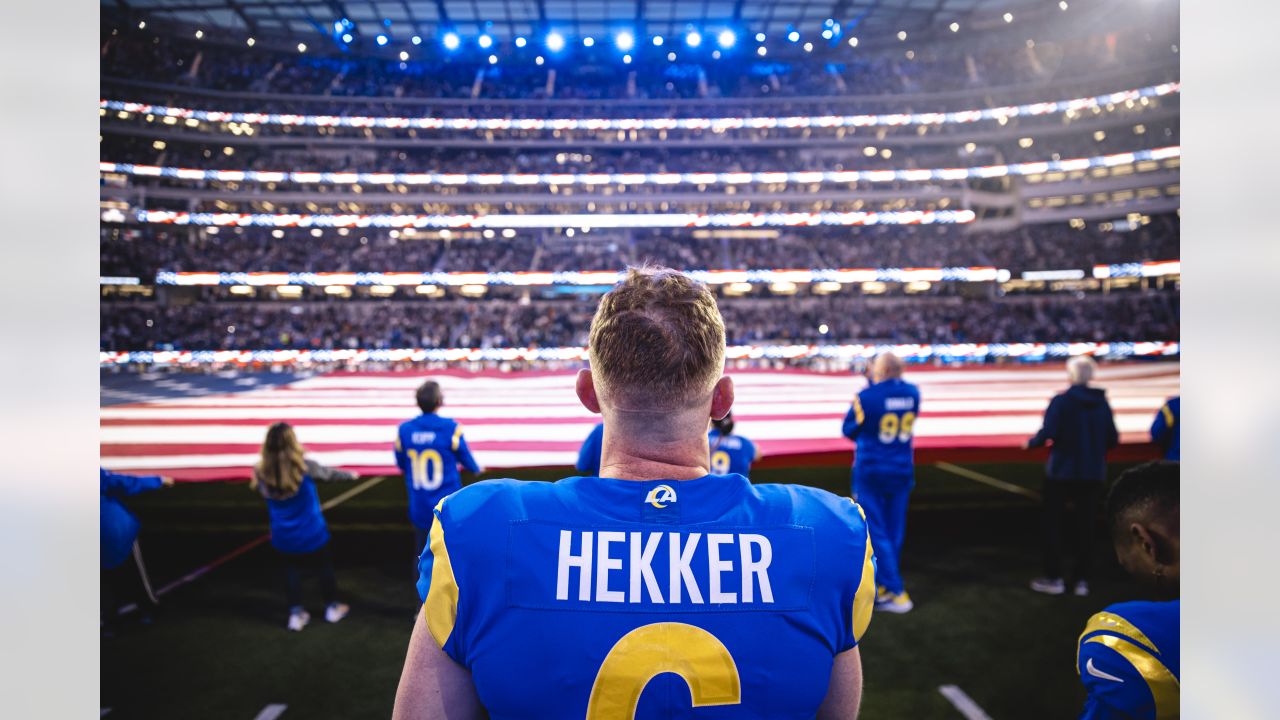 Johnny Hekker responds to Rams fan's idea about yellow jersey