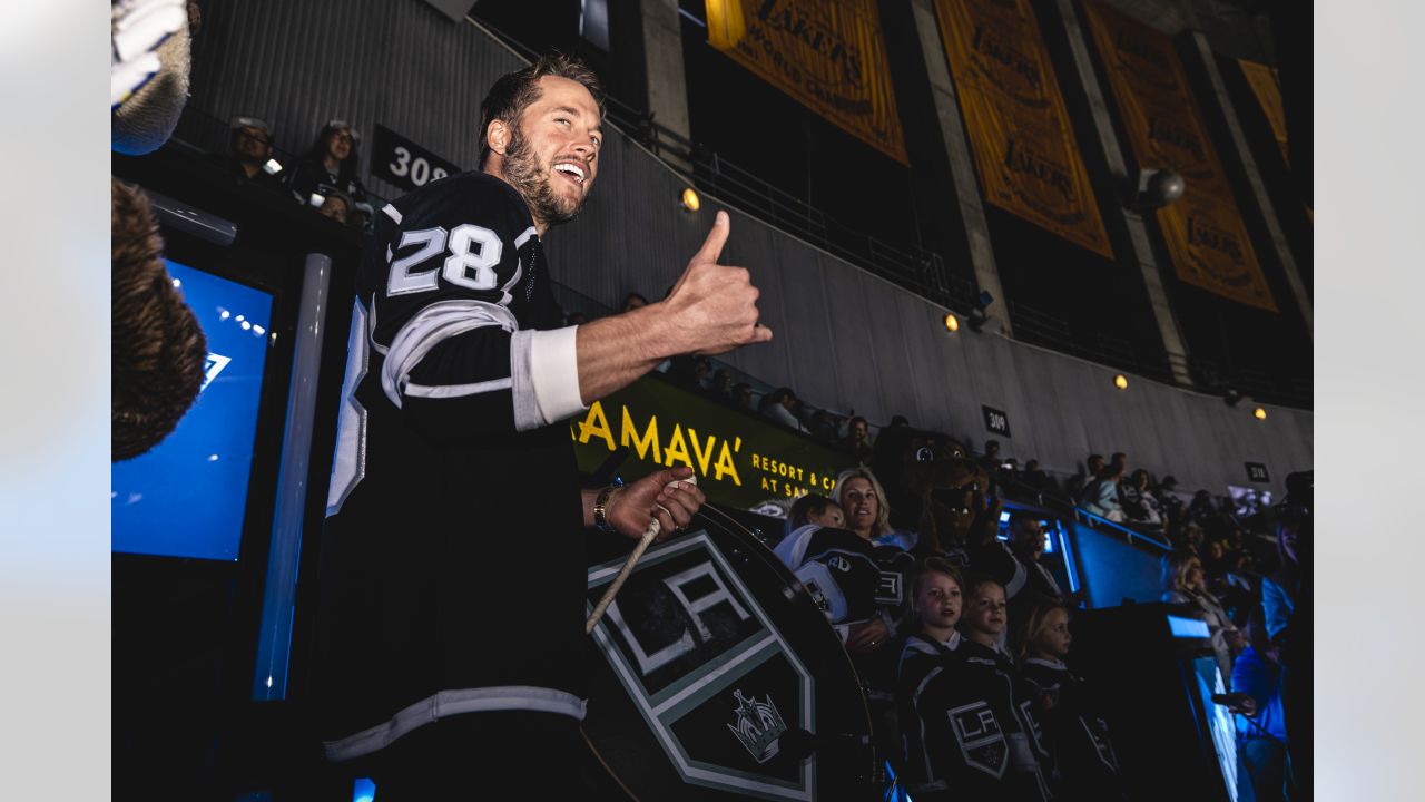 PHOTOS: Matthew Stafford watches the LA Kings take down the Winnipeg Jets  on LA Rams night