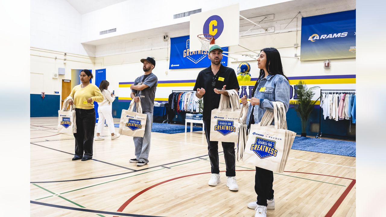 Los Angeles Rams Community  Rams & PacSun reward students for school  attendance through 'Geared for Greatness' initiative