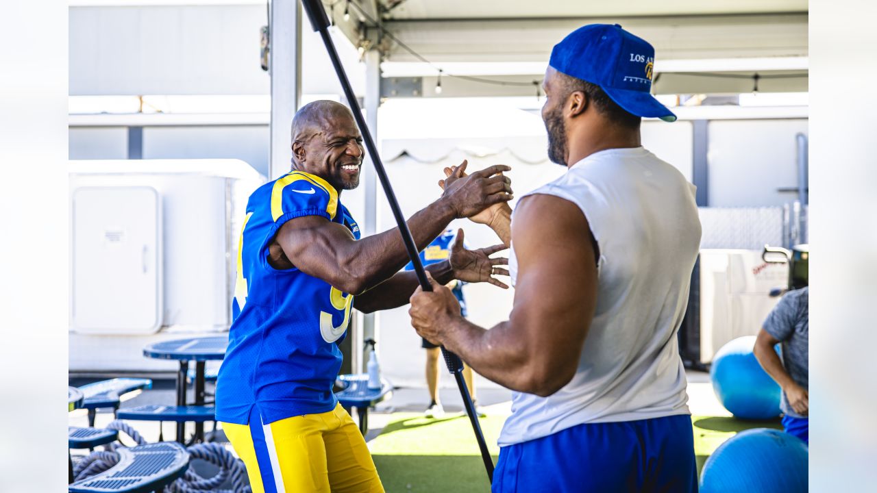 Actor Terry Crews joins the Los Angeles Rams as Rampede Captain I