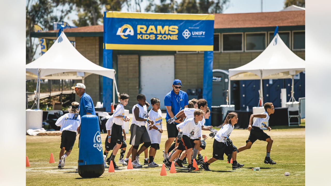 Rams host Gatorade Junior Training Camp at UC Irvine for youth