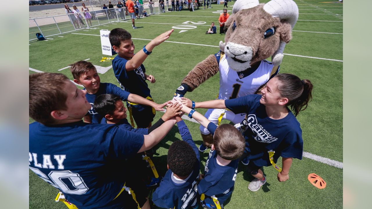 Los Angeles Rams Inflatable Mascot 7 ft Tall